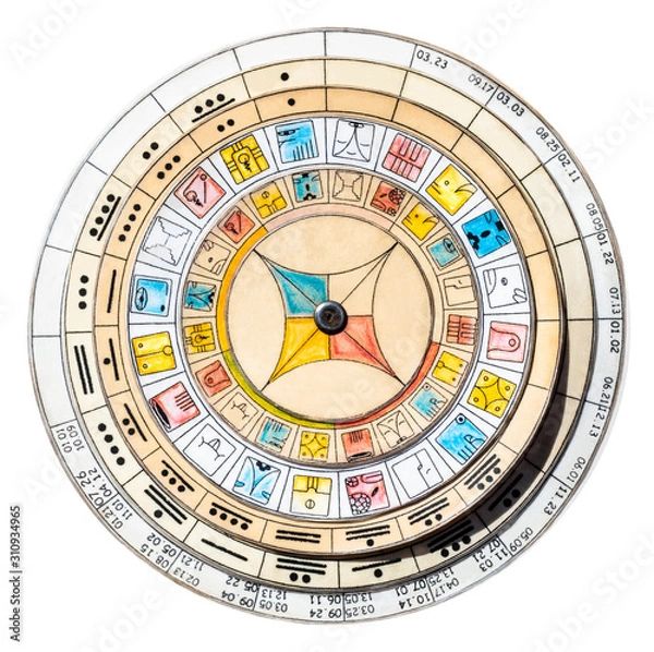 Fototapeta Maya Calendar isolated