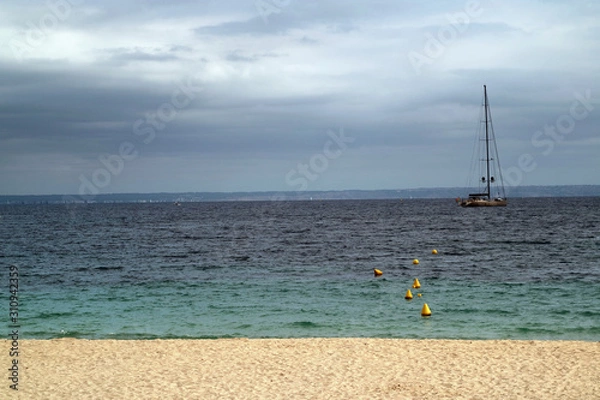 Obraz catamaran on the beach