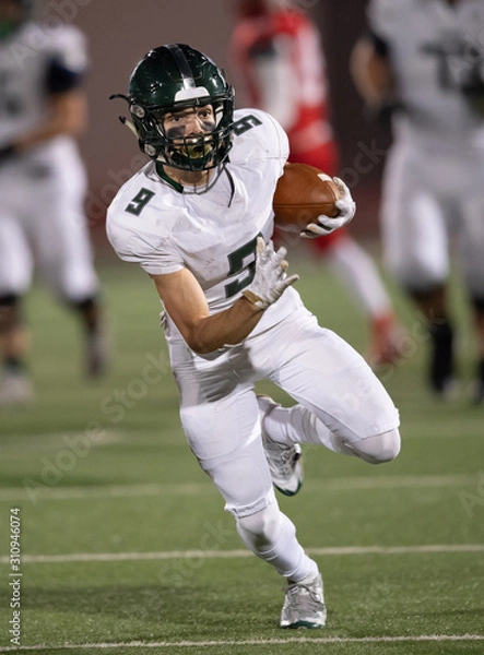 Obraz Action photos of football players making amazing plays during a football game