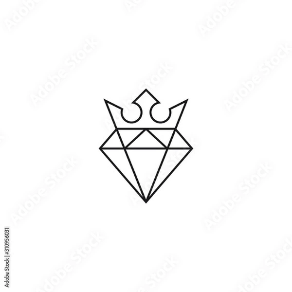 Fototapeta DIAMOND CROWN