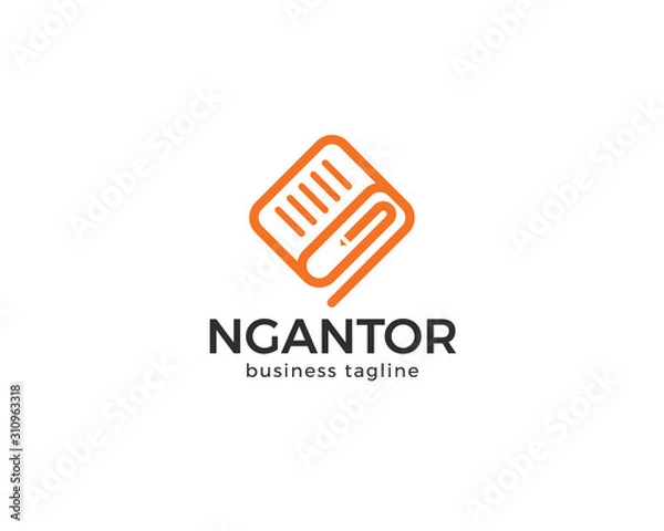 Obraz Office document logo design