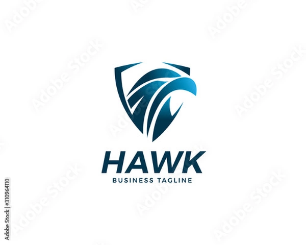 Obraz Hawk logo design