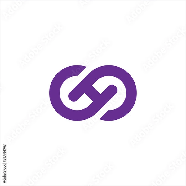 Obraz Hub infinity logo design