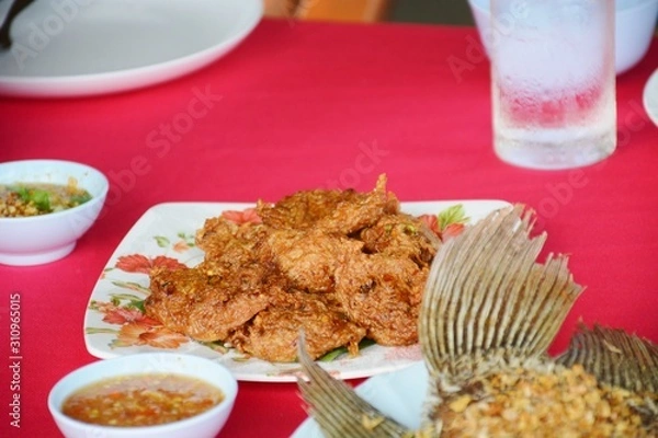 Obraz meatballs and rice