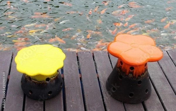 Obraz fire in the garden