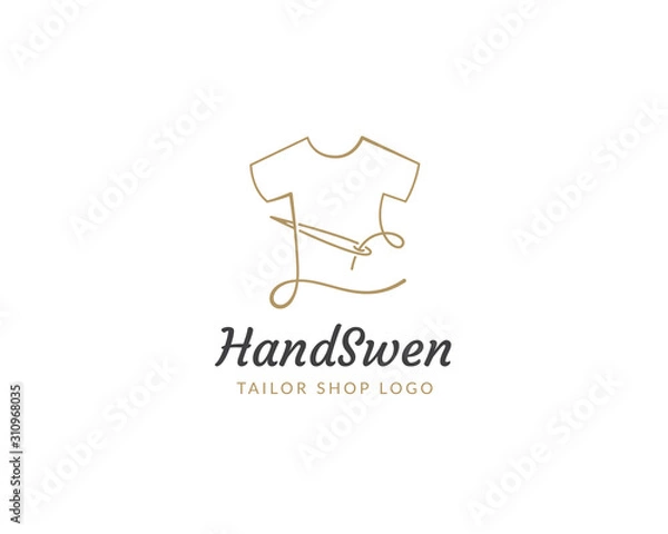 Fototapeta Tailor logo design