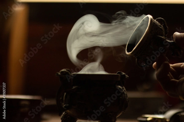 Fototapeta incense smoke 31