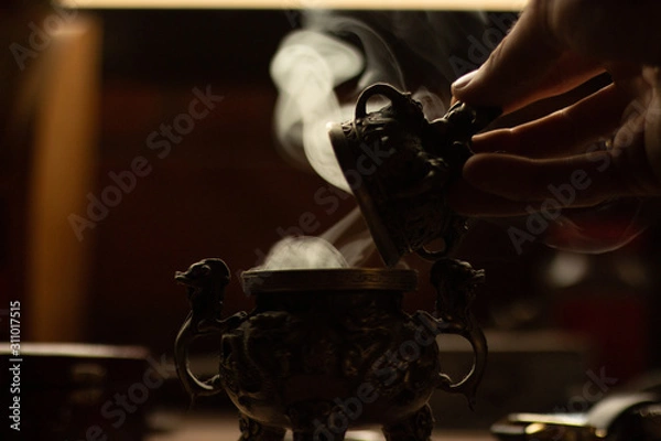 Fototapeta incense smoke 26