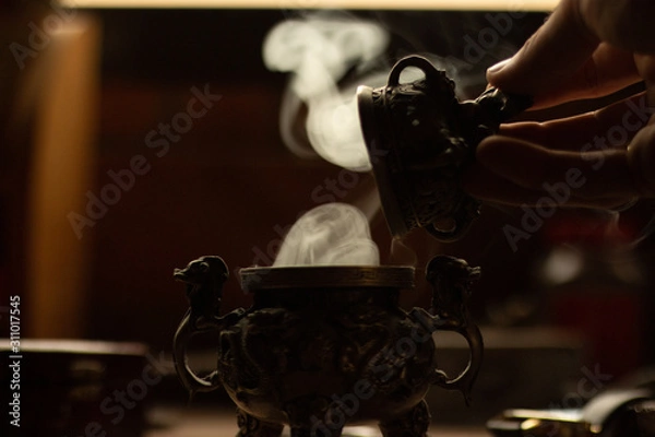 Fototapeta incense smoke 25