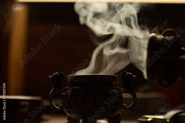Fototapeta incense smoke 24