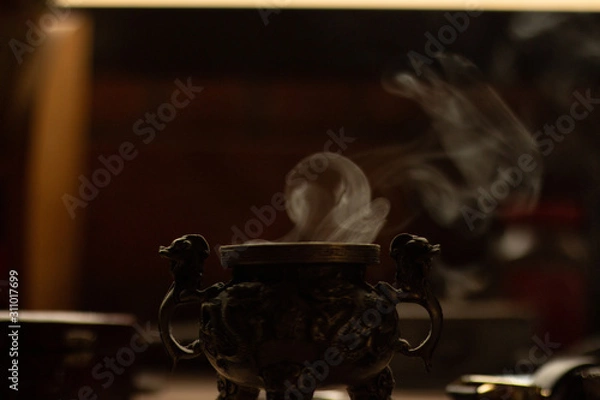 Fototapeta incense smoke 19