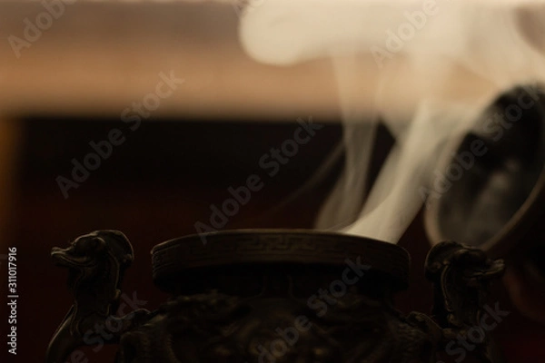 Fototapeta incense smoke 14