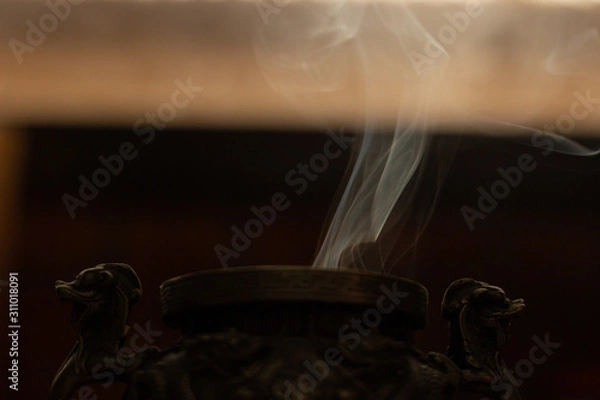 Fototapeta incense smoke 10