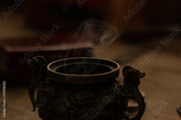Fototapeta incense smoke 3