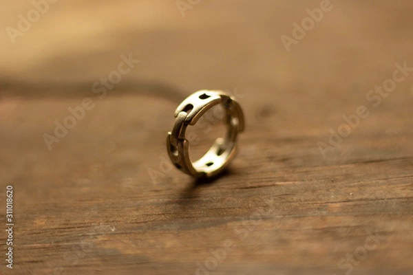 Fototapeta chain link ring