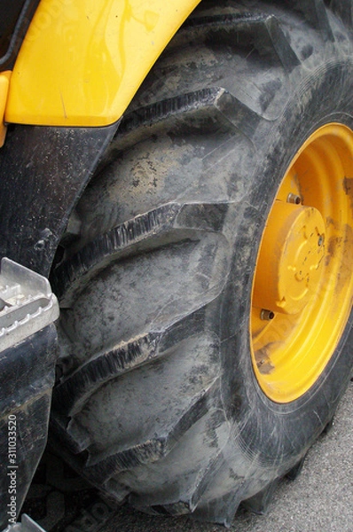 Fototapeta Baggerrad