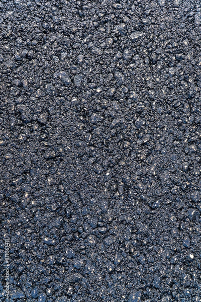 Obraz Black asphalt (bitumen) road background or texture