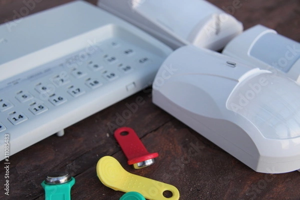 Obraz security and fire alarm sensors remote control