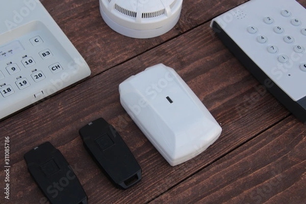 Obraz security and fire alarm sensors remote control