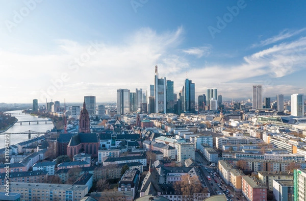 Obraz Frankfurt Skyline am Tag