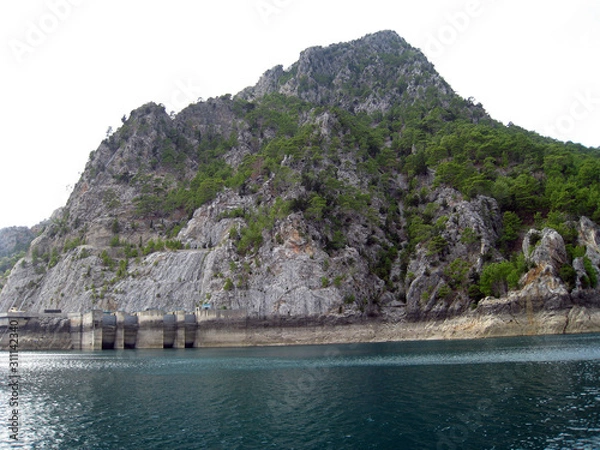 Obraz mountain above the lake