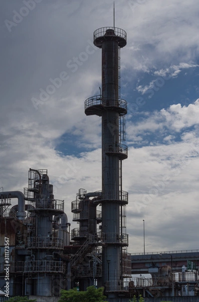 Obraz 工場の煙突