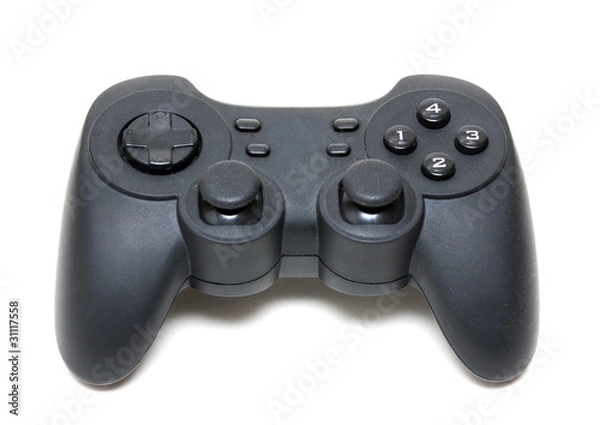 Fototapeta black cordless joystick