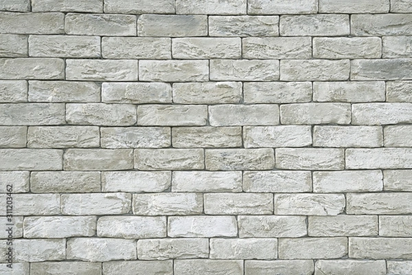 Fototapeta Old grey brick wall texture