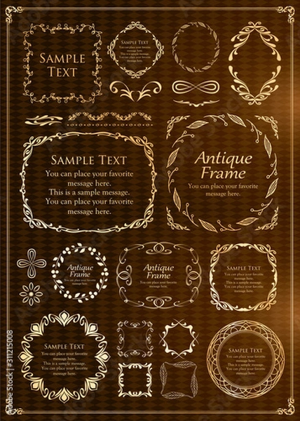 Fototapeta ウエディング　デコレーション素材　セット