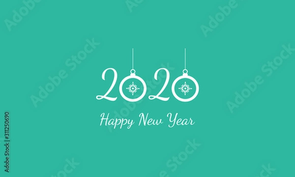 Obraz New year design 2020