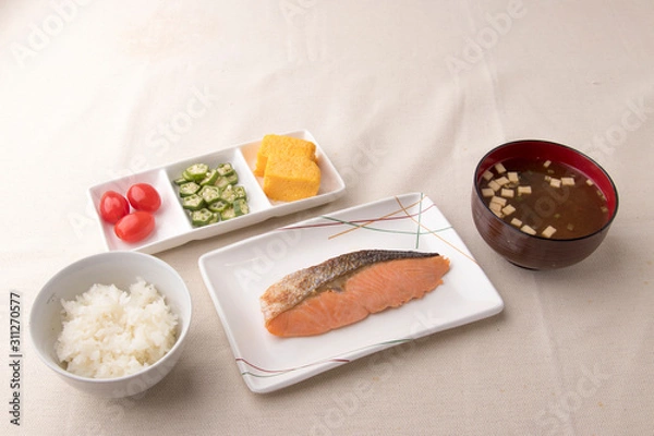 Fototapeta 和の朝食