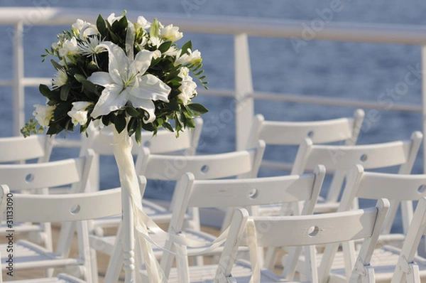 Obraz wesele na plaży