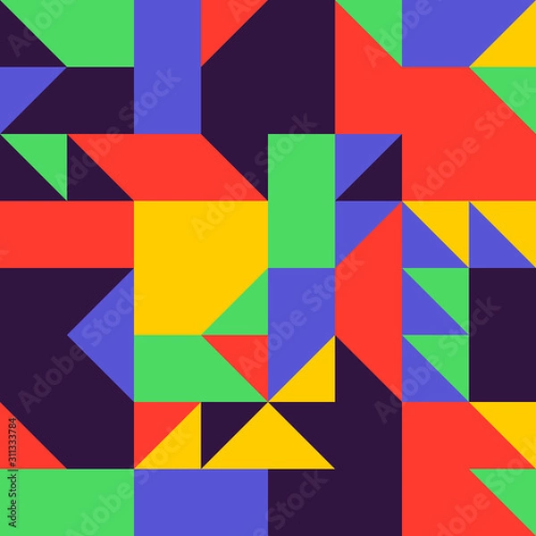 Fototapeta Neon Abstract Vector Pattern