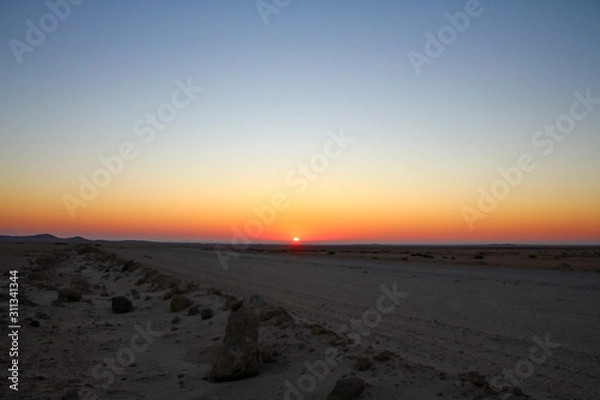 Fototapeta ナミビアの夕日