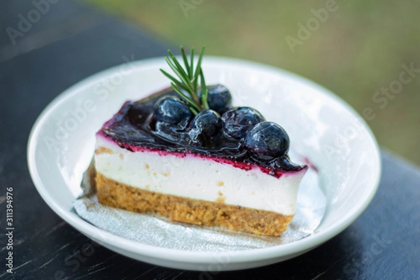 Obraz Mulberry chess cake.