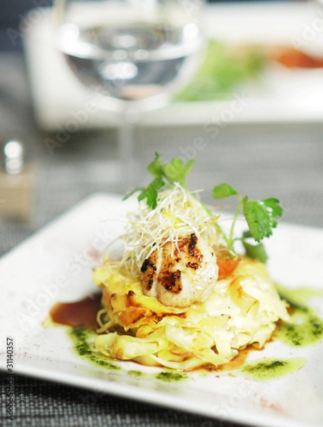 Obraz tagliatelle de saint jacques1