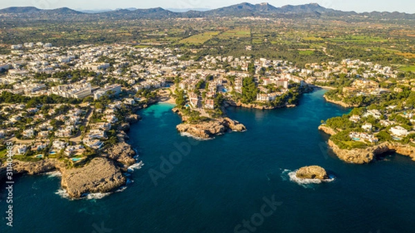 Obraz the Bay of Cala Ferrera Majorca, Spain