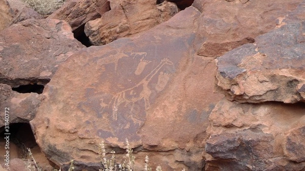 Obraz Gravure rupestre