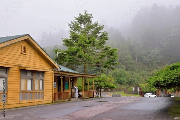 Obraz Mountain cloud landscape-Taiping Mountain in Yilan County, Taiwan.