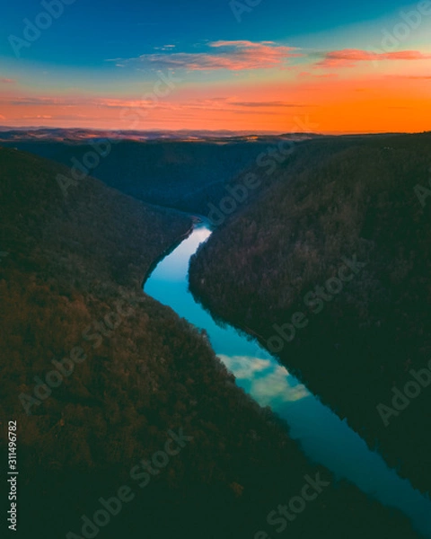 Obraz River Aerial Fall