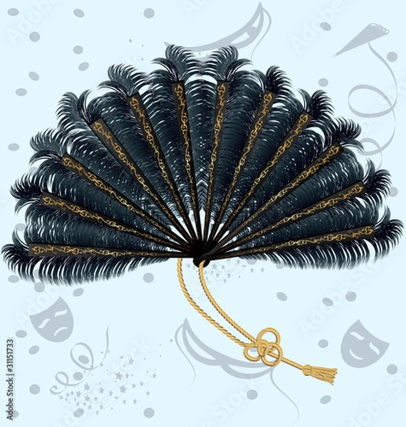 Obraz feathers fan