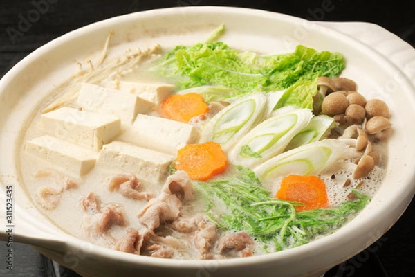 Obraz 豆乳ゴマ鍋