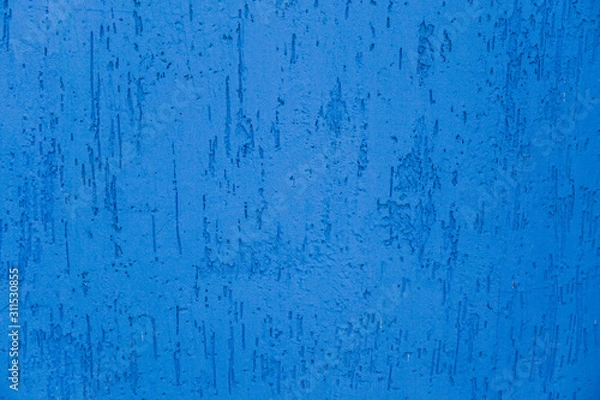 Obraz an old stone wall background texture blue