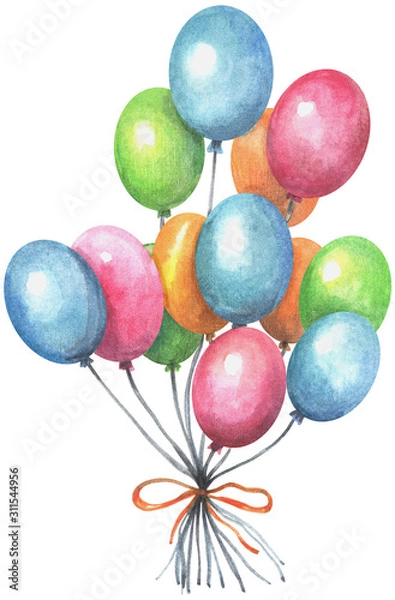 Fototapeta Colorful balloons