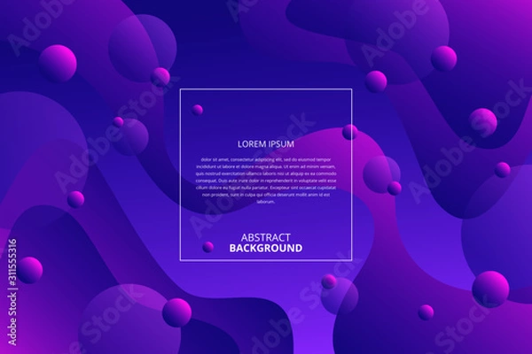 Obraz Abstract gradient purple the for fluid background