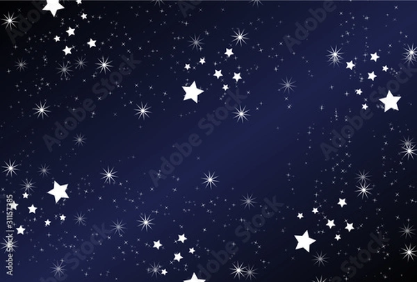 Obraz font nuit étoilée