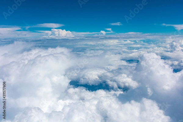 Obraz blue sky with clouds