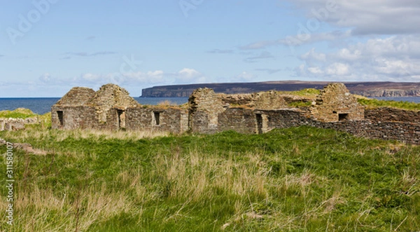 Obraz The flagstone trail - production site - Castletown - Scotland