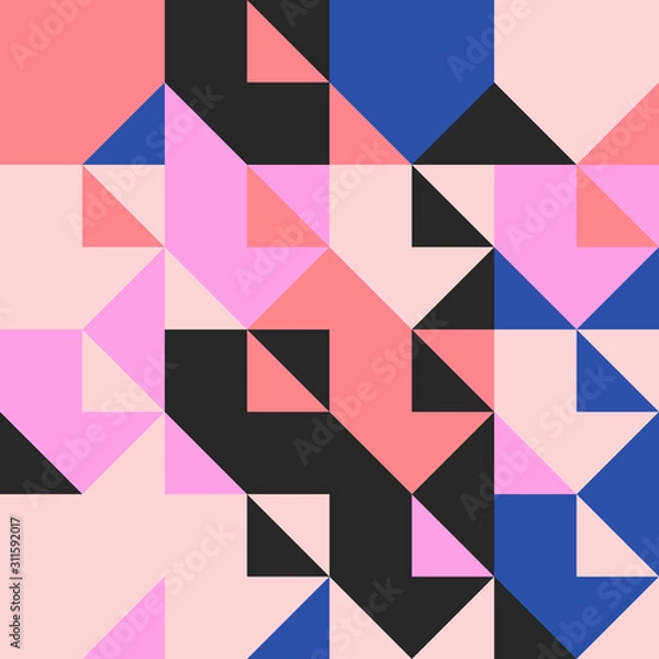 Fototapeta Abstract Square Pattern Design