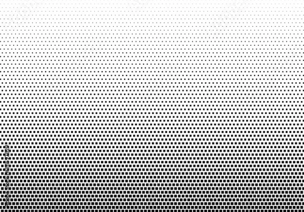 Fototapeta Abstract halftone dotted background. Monochrome pattern with square.  Vector modern futuristic texture for posters, sites, business cards, postcards, interior design, labels and stickers.